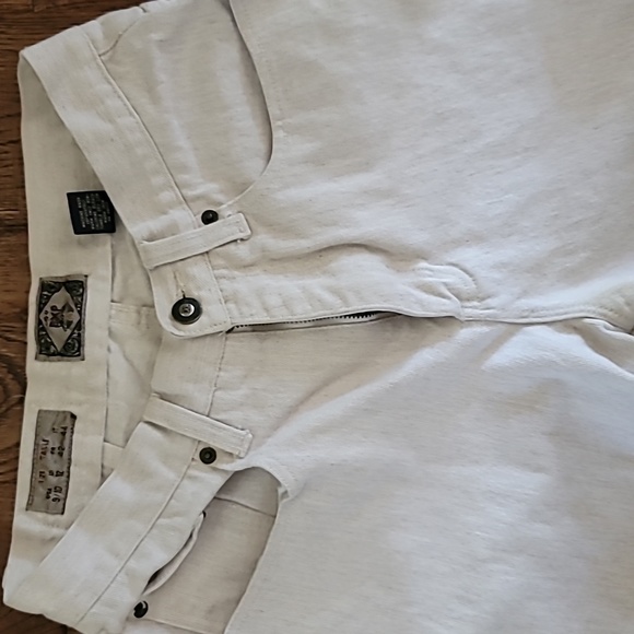 Vintage Express Jeans in Cream with hints of brown - Picture 2 of 6